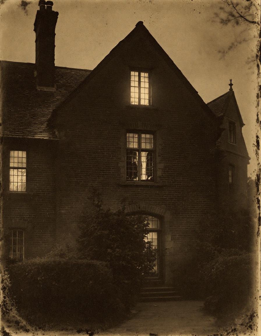 Plate accompanying entry № CCXX. The Most Haunted House in England.