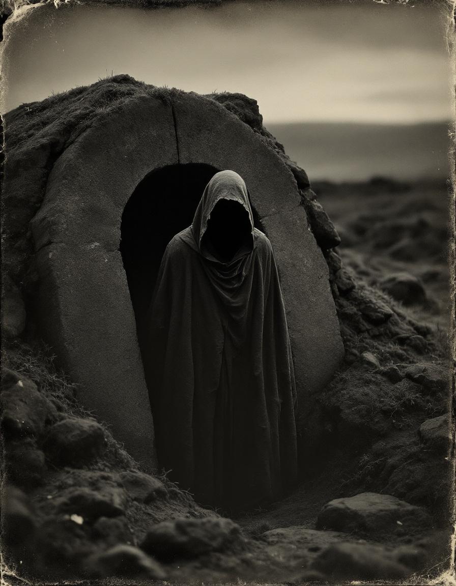 Plate accompanying entry № CCXVIII. The One Who Walks After Death.