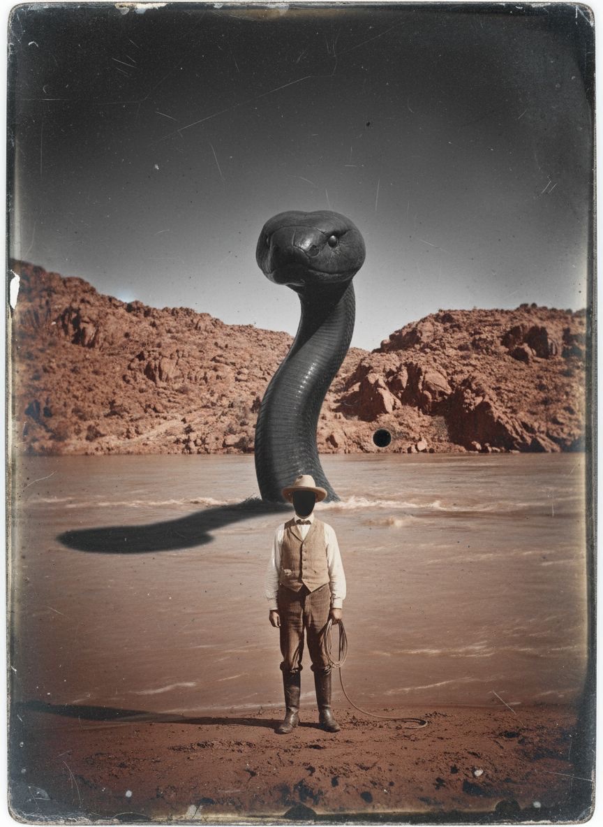 Plate accompanying entry № CCXLVII. The Grootslang at the Wonder Hole.