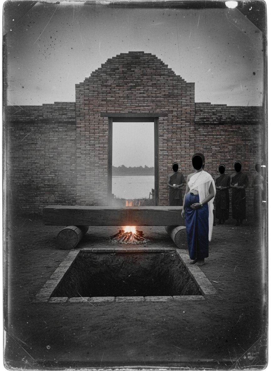 Plate accompanying entry № CCXXXVII. The Woman Beneath the Gate.