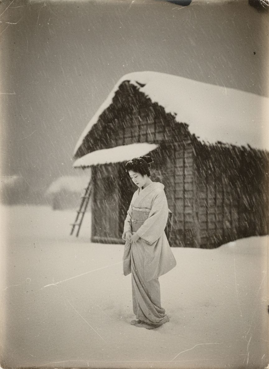 Plate accompanying entry № CCXXIII. The Woman in the Snow.